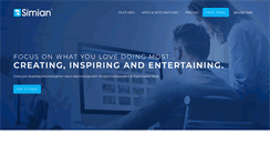 Desktop Screenshot of gosimian.com