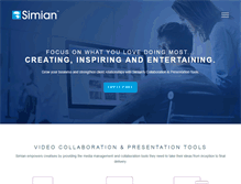 Tablet Screenshot of gosimian.com